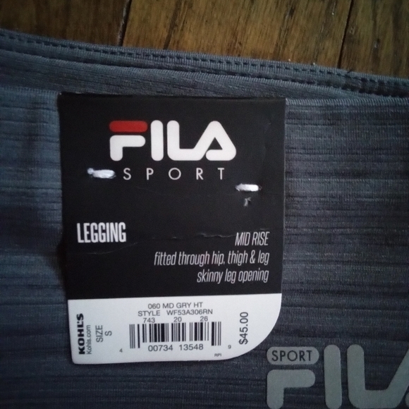 NWT Fila Sport Running Leggings - Picture 5 of 7